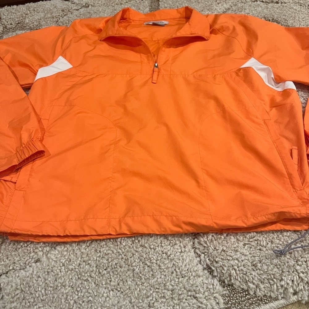 NikeGolf Orange and White Jacket, XL - Picture 2 of 9